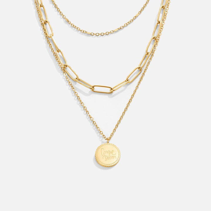 Elara Coin Layered Necklace
