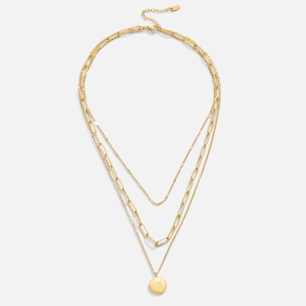 Elara Coin Layered Necklace
