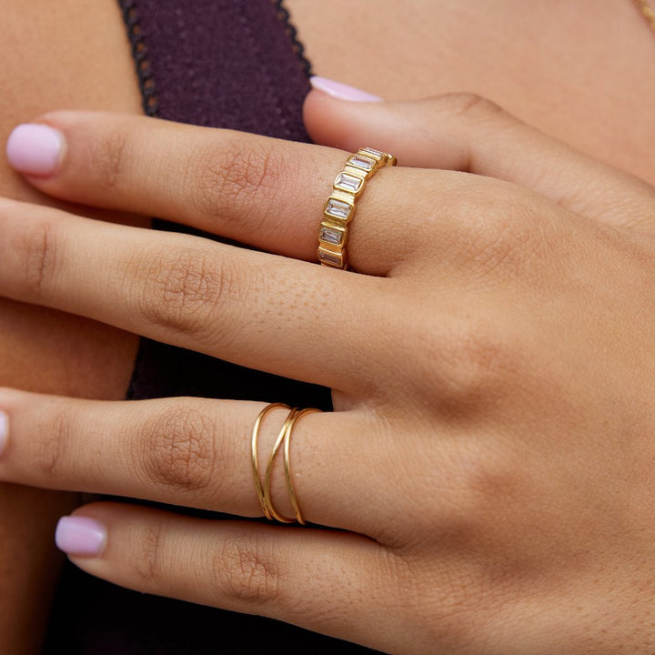 Gigi Baguette Eternity Ring