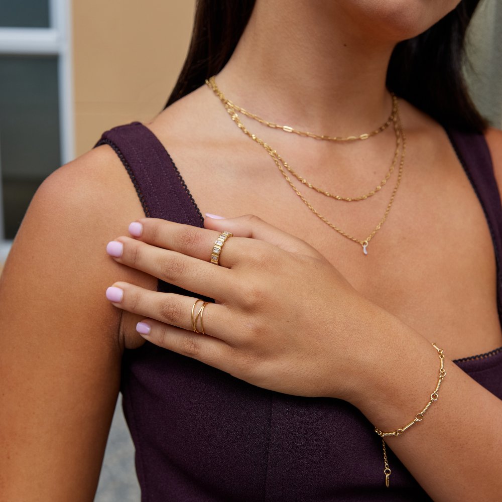 Gigi Baguette Eternity Ring