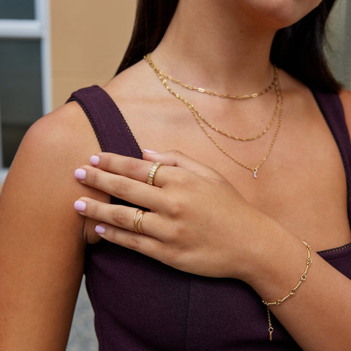 Gigi Baguette Eternity Ring