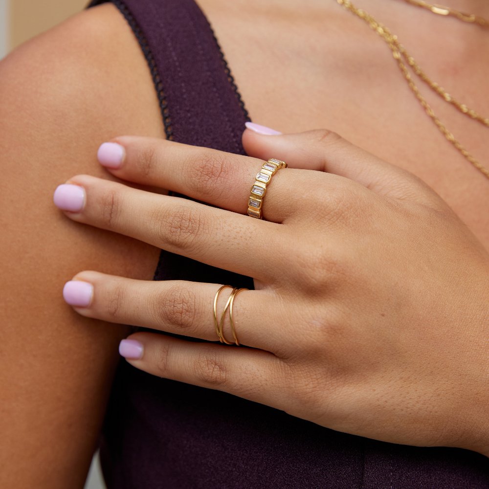Gigi Baguette Eternity Ring