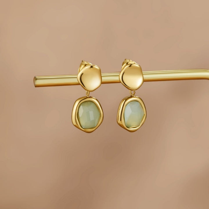 Maribel Aquamarine Drop Earrings