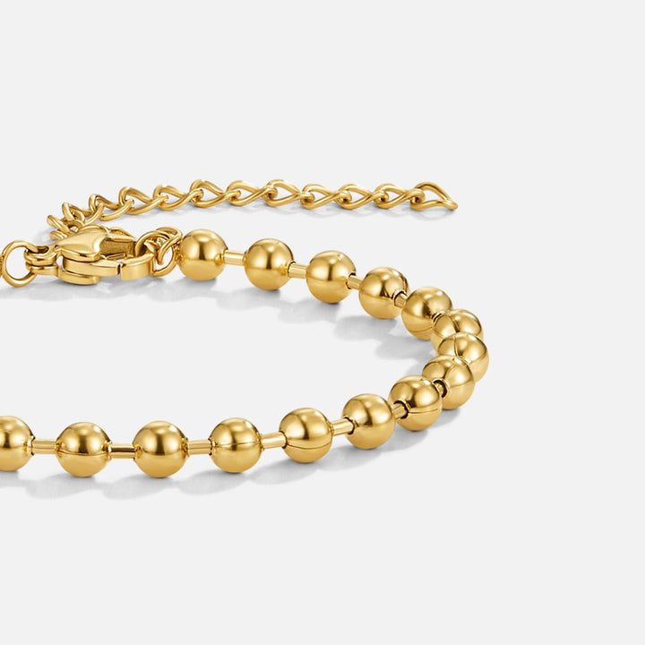Lulu Gold Bead Bracelet