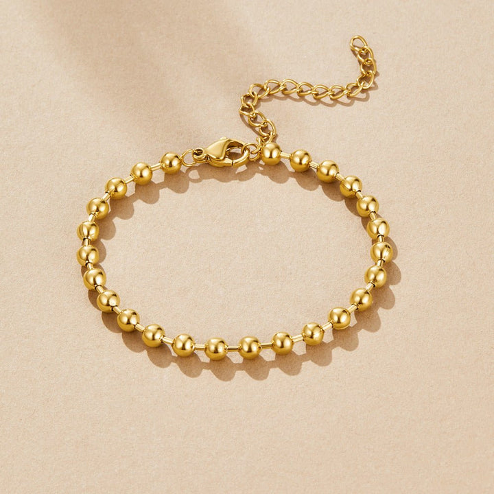Lulu Gold Bead Bracelet