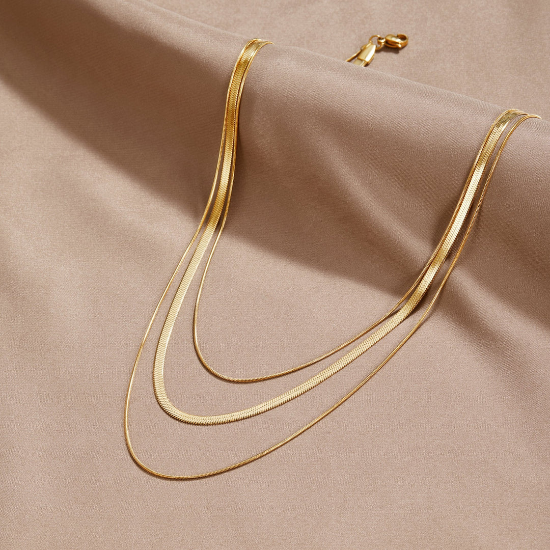 Aurelia Layered Chain Necklace