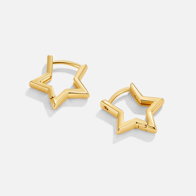 Vera Star Hoop Earrings