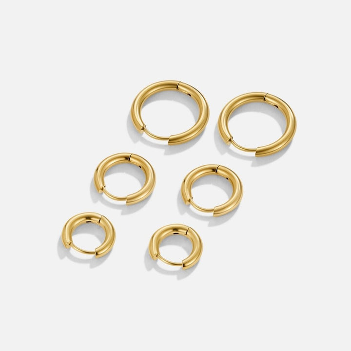 Talia Gold Hoop Set