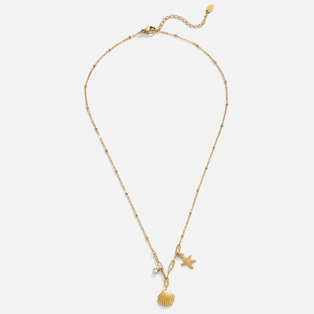Soleil Shell Charm Necklace