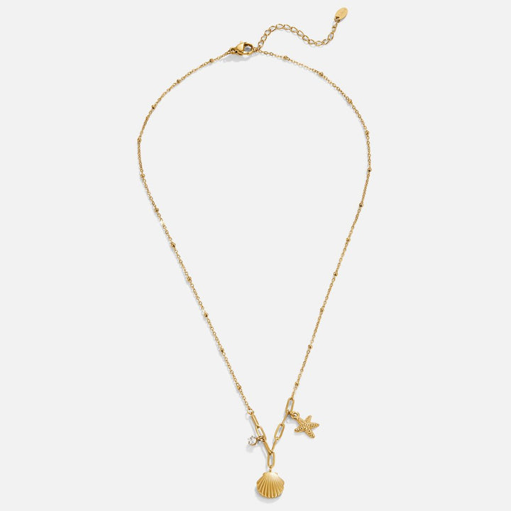 Soleil Shell Charm Necklace