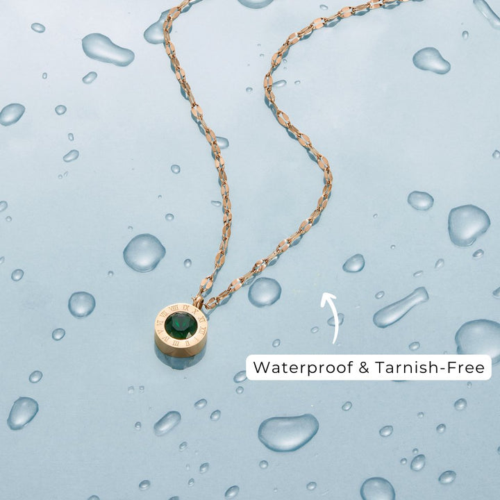 Ariana Emerald Athena Necklace