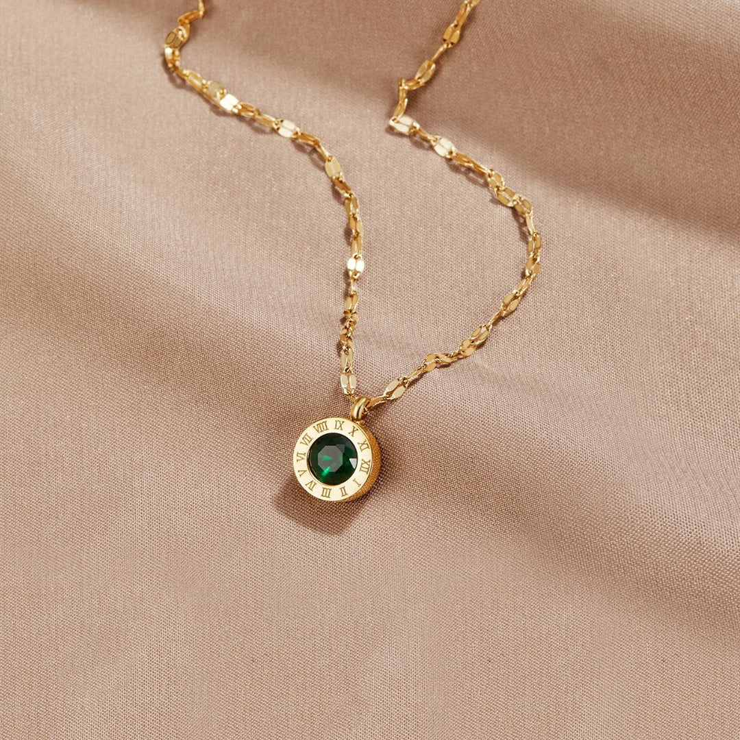 Ariana Emerald Athena Necklace
