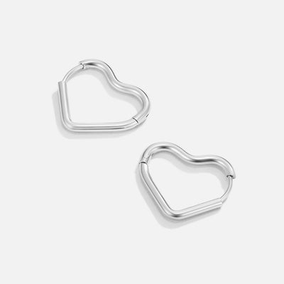 Celorie Heart Hoop Earrings