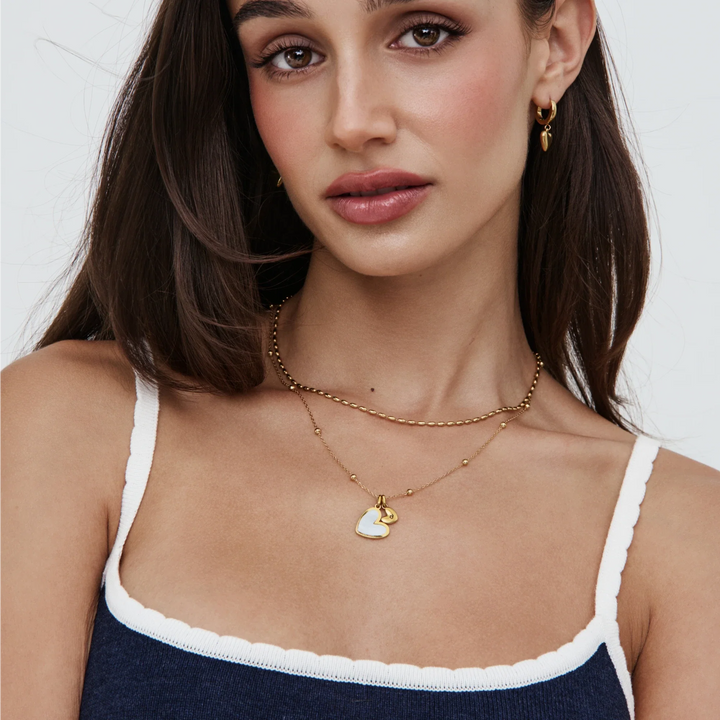 Harriet Initial Heart Necklace
