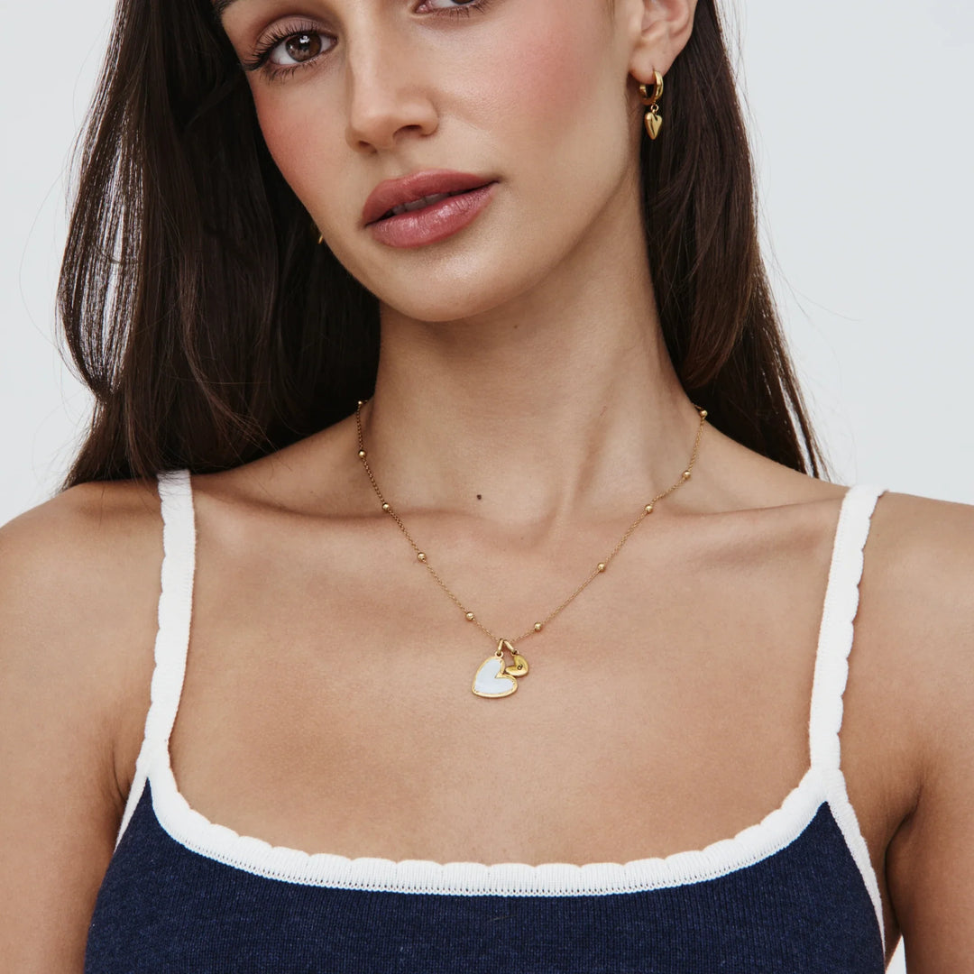 Harriet Initial Heart Necklace