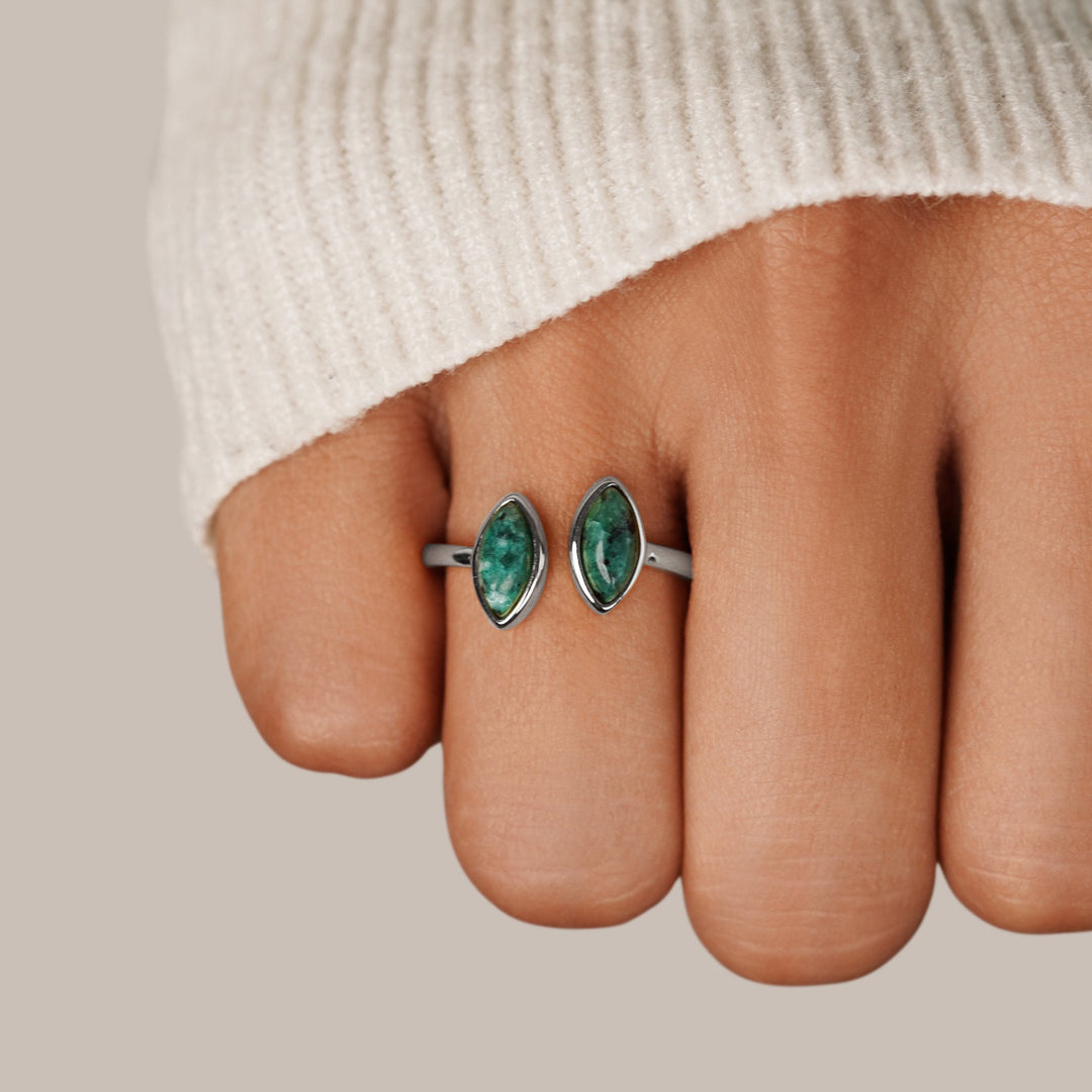 Kaia Turquoise Open Ring