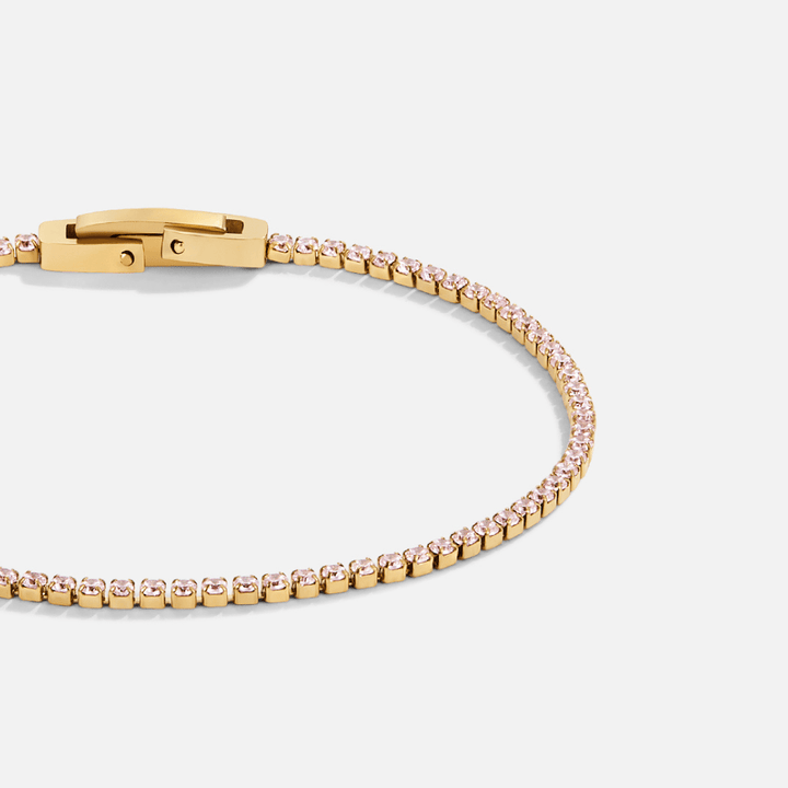 Kiera Pink Tennis Bracelet