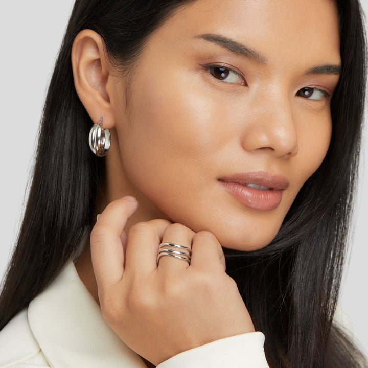 Kiya Triple Wave Ring