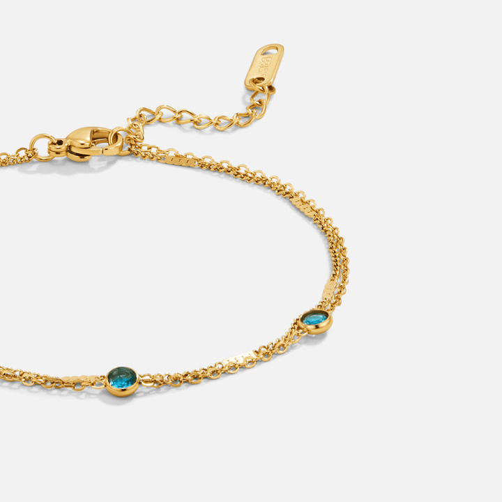 Athena Layered Crystal Bracelet