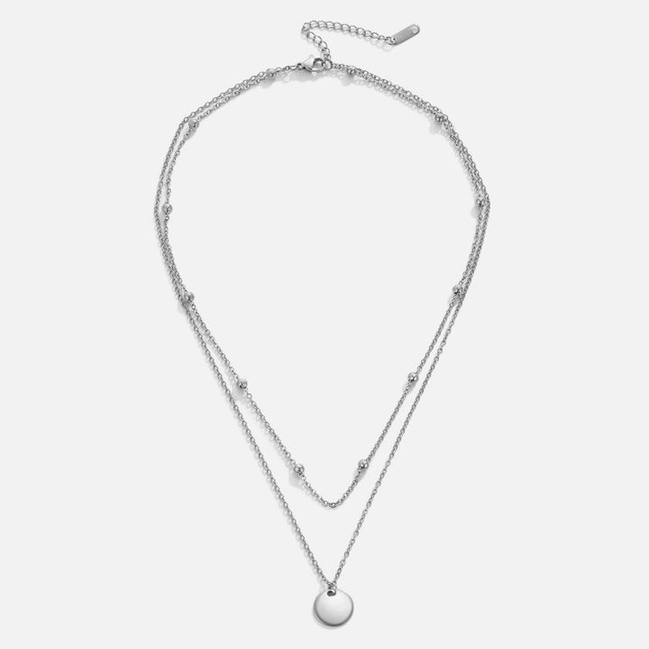 Delia Layered Disc Necklace
