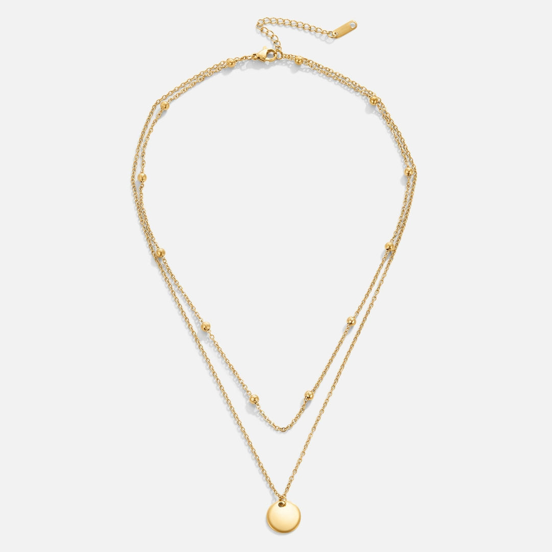 Marvella Layered Disc Necklace