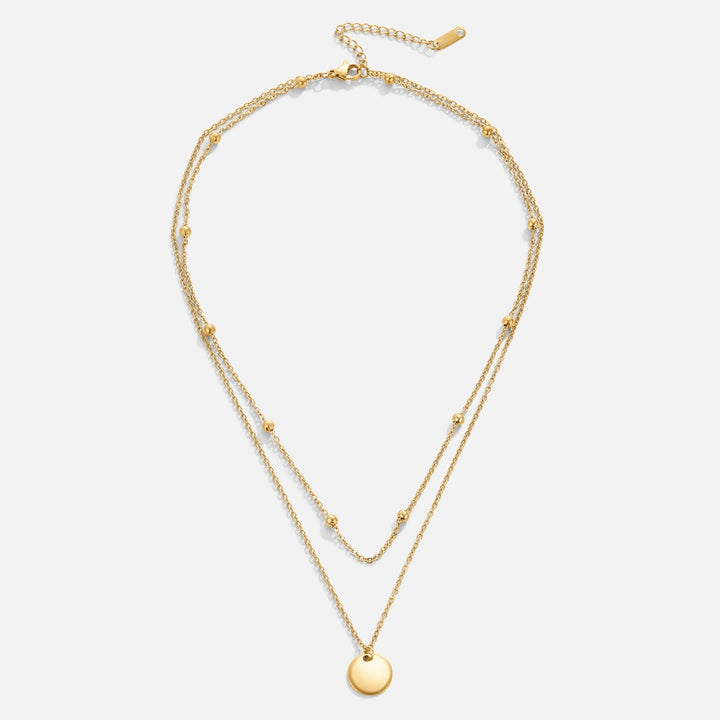 Marvella Layered Disc Necklace