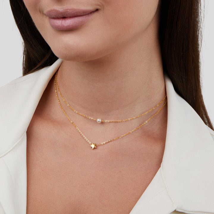 Stella Pearl Layered Necklace