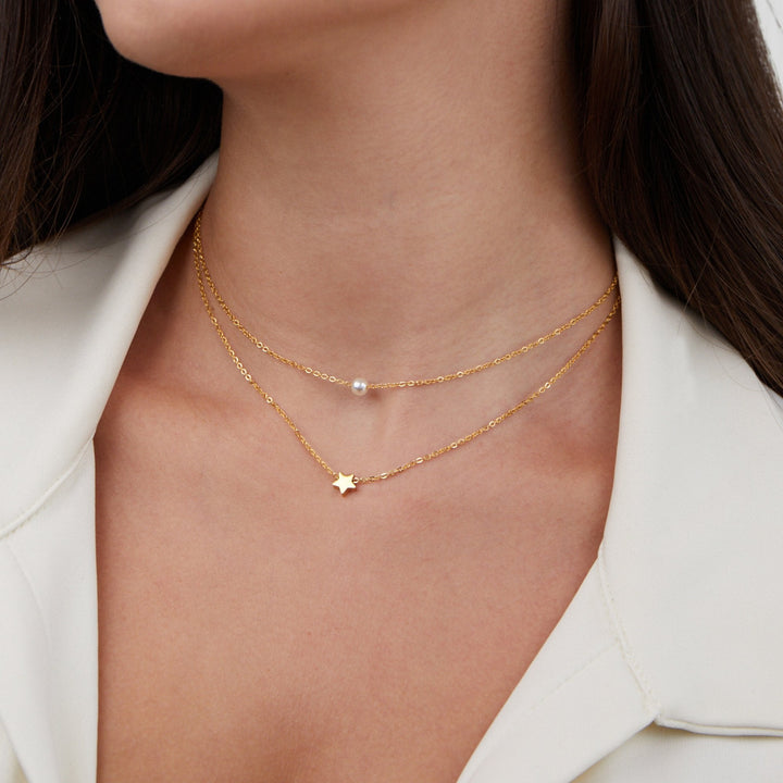 Stella Pearl Layered Necklace