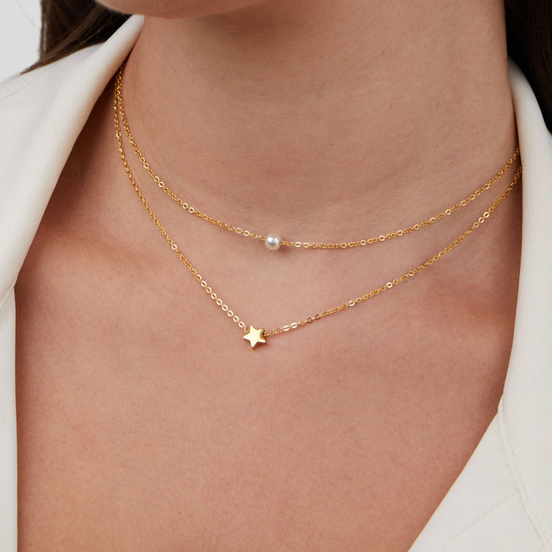 Stella Pearl Layered Necklace