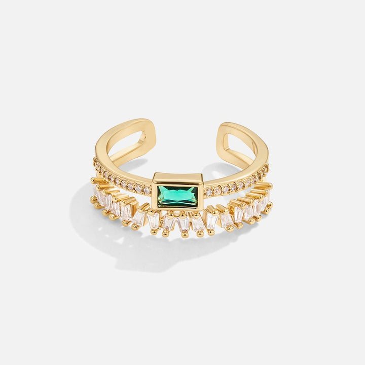 Marvella Emerald Statement Ring