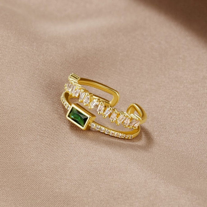 Marvella Emerald Statement Ring