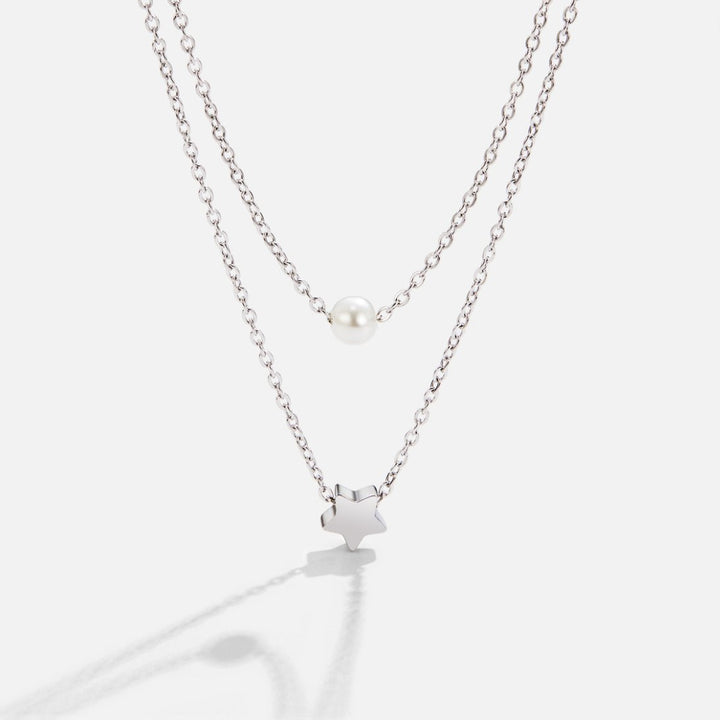 Stella Layered Pearl Necklace