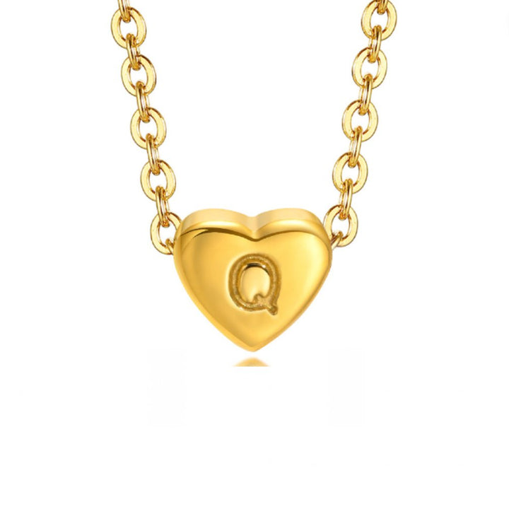 Amora Initial Heart Bracelet