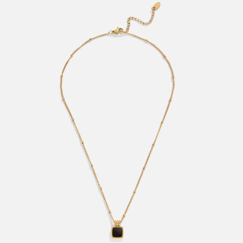 Lucia Noir Pendant Necklace