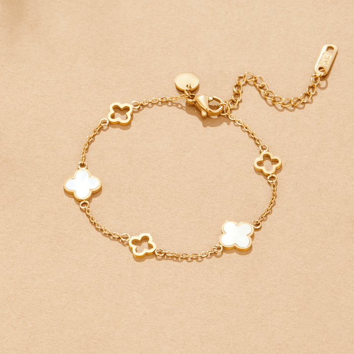 Ivory Bloom Charm Bracelet