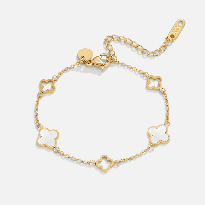 Ivory Bloom Charm Bracelet