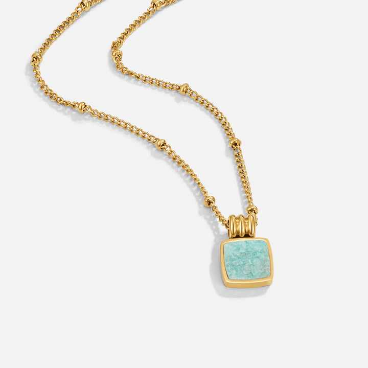 Lucia Amazonite Stone Necklace