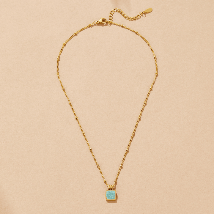 Lucia Amazonite Stone Necklace