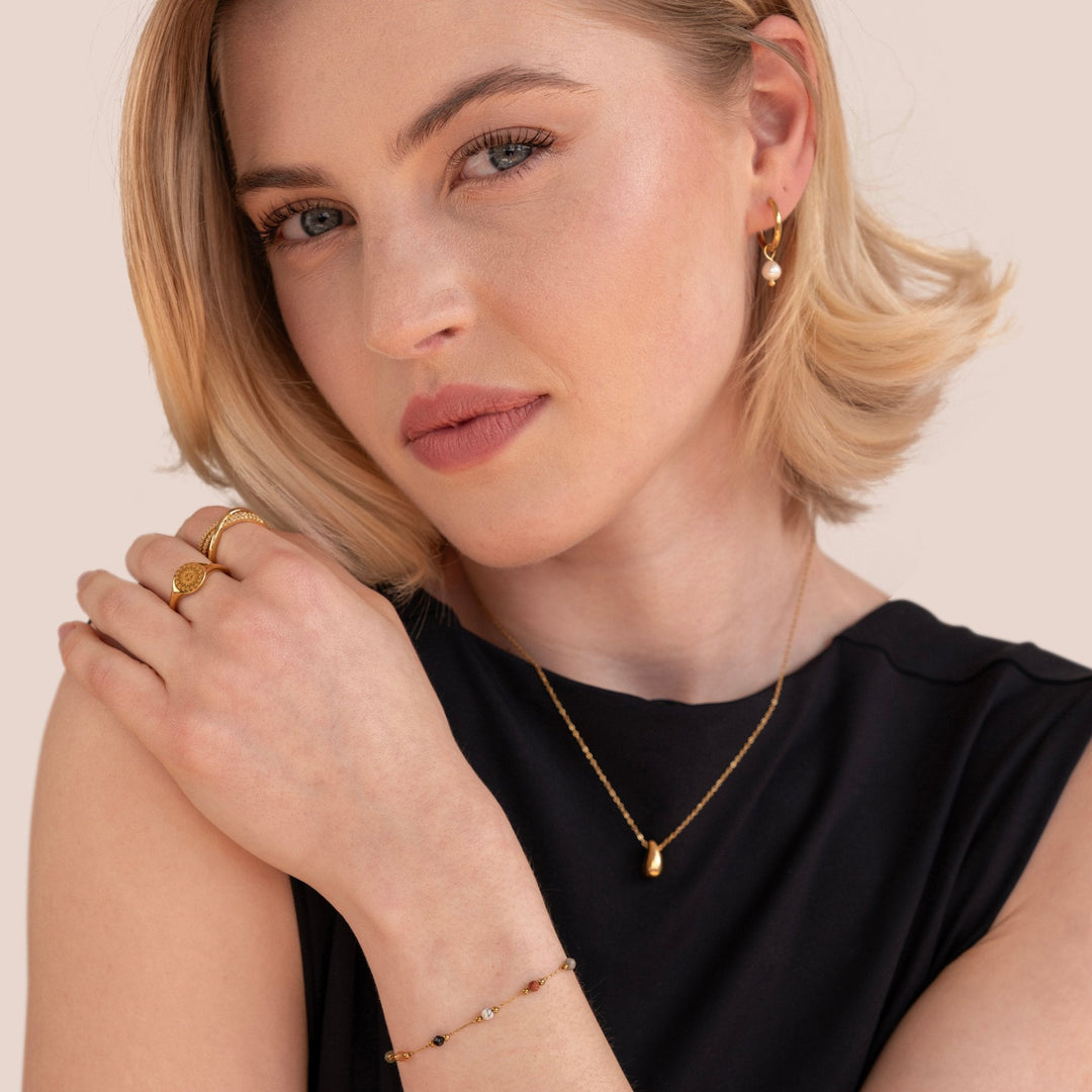 Solara Gemstone Chain Bracelet