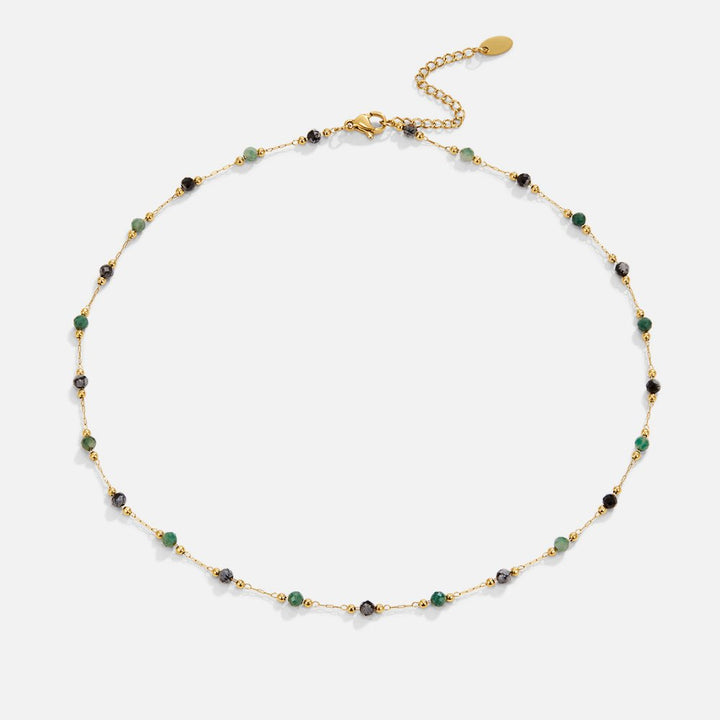 Lina Forest Stone Necklace