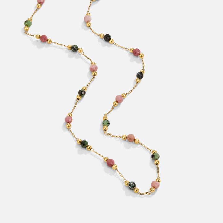 Elara Springstone Bead Necklace