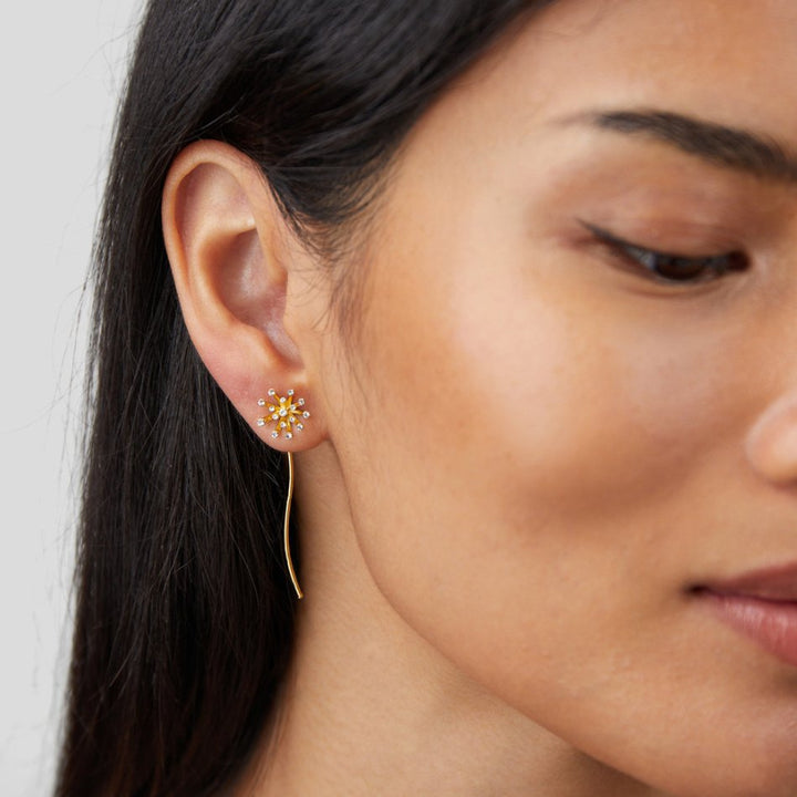Aveline Dandelion Drop Earrings