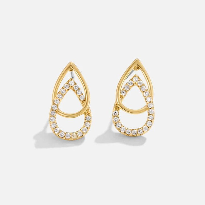 Solvia Crystal Teardrop Earrings