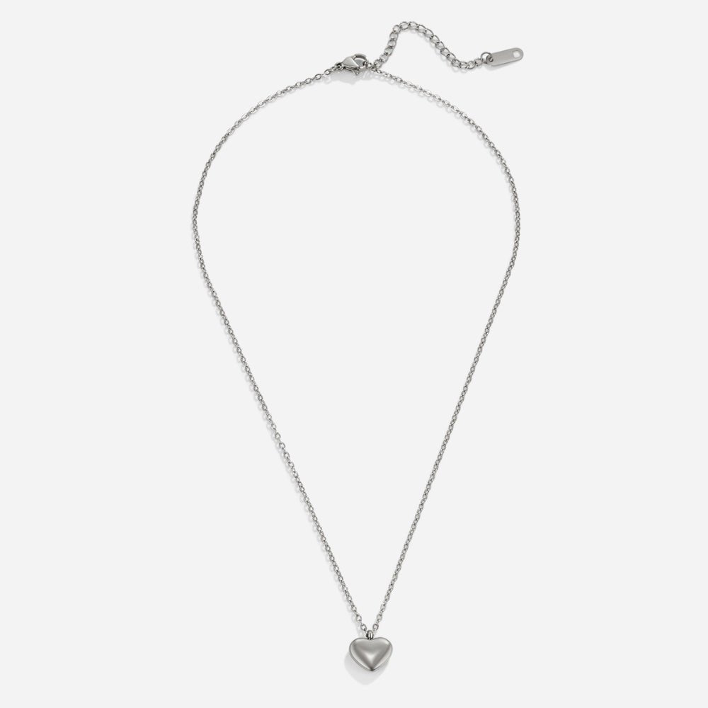 Marina Puffed Heart Necklace