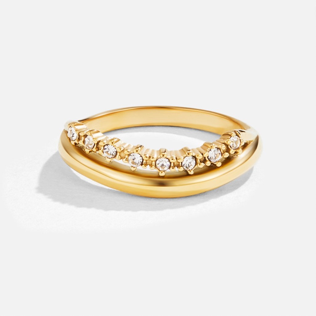Elara Crystal-Layered Ring