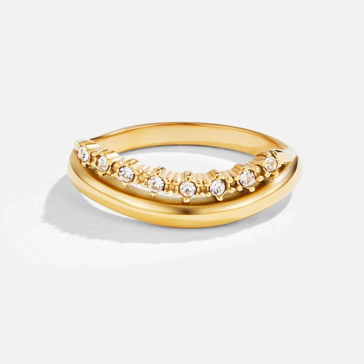 Elara Crystal-Layered Ring