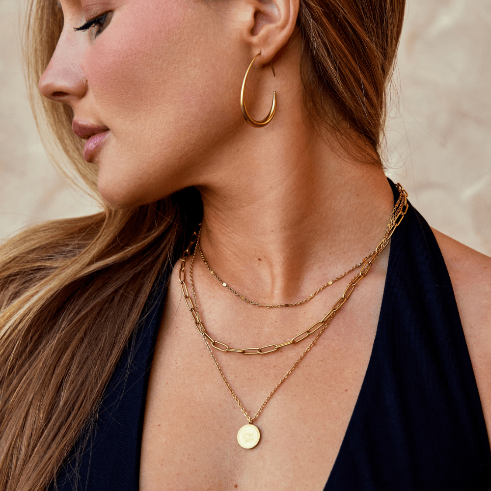 Liora Teardrop Hoop Earrings