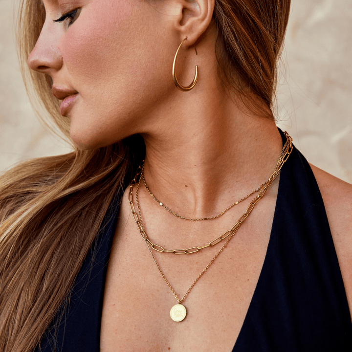 Liora Teardrop Hoop Earrings