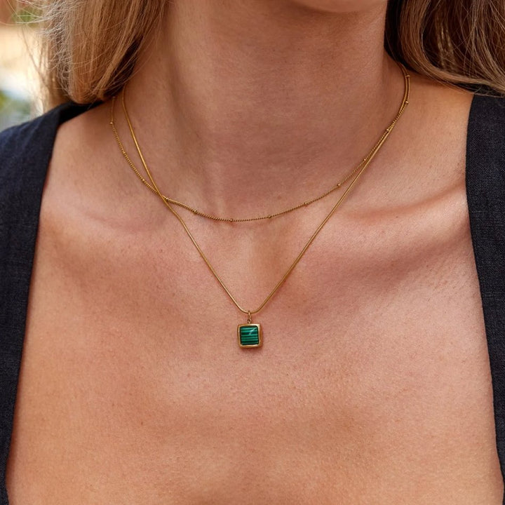 Nylah Beaded Chain Necklace