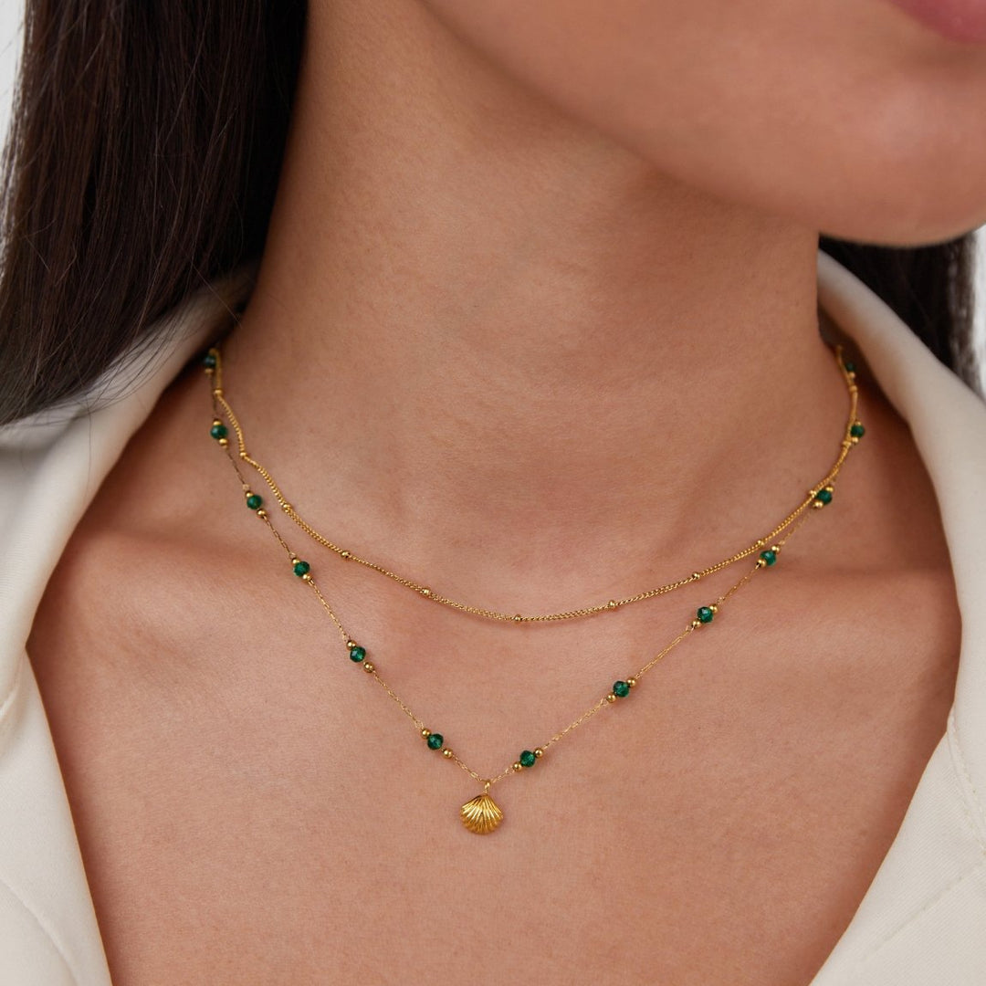 Nylah Beaded Chain Necklace
